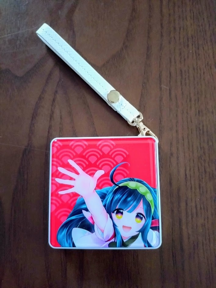 【在庫一掃!50%OFF】東北ずん子 和モダン・モバイルバッテリー (4,000mAh ストラップ&Type-Cケーブル付)