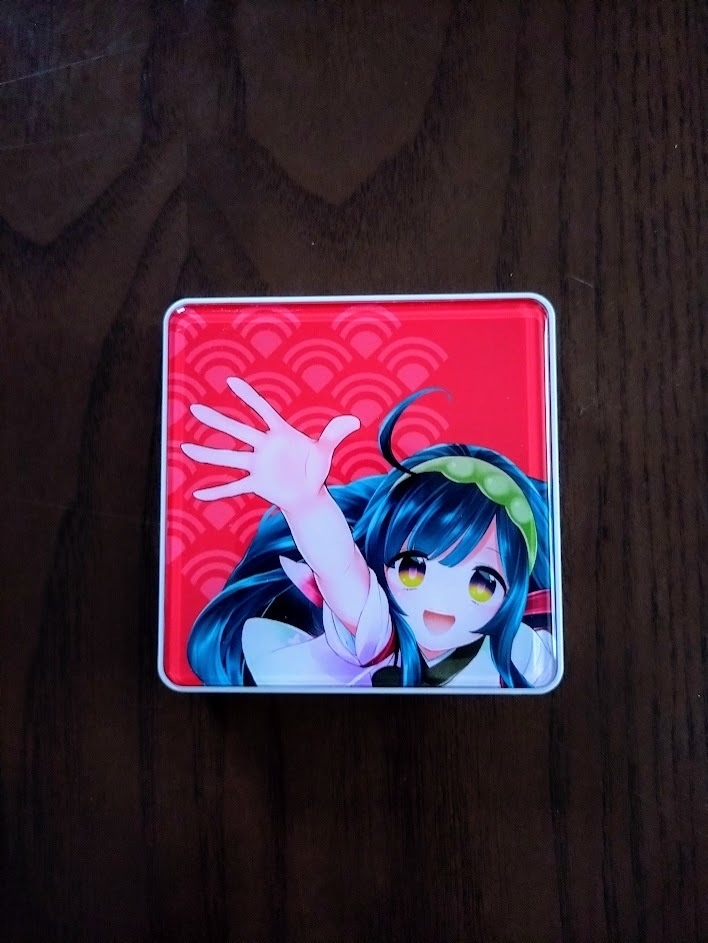 【在庫一掃!50%OFF】東北ずん子 和モダン・モバイルバッテリー (4,000mAh ストラップ&Type-Cケーブル付)