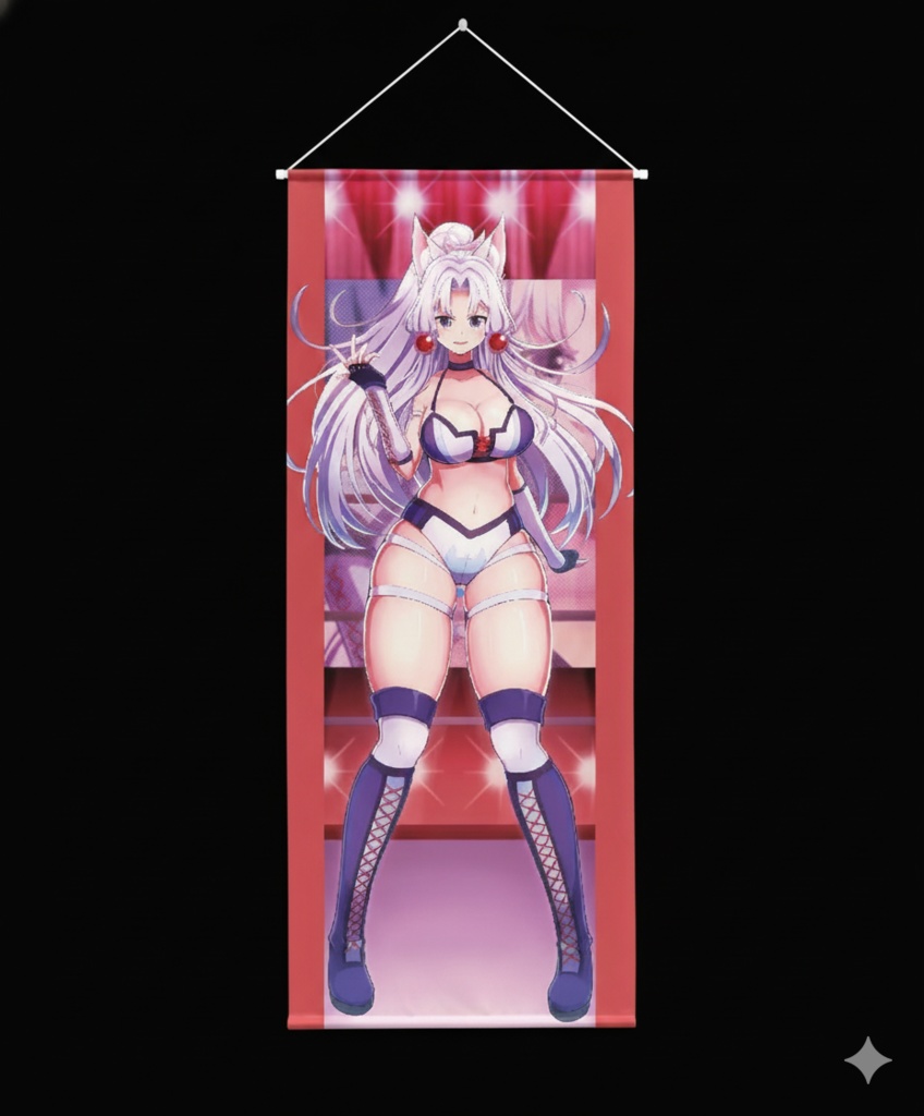 東北イタコ特大タペストリー〈リングサイド・ビーナス〉2000mm×800mm【発売記念特価】