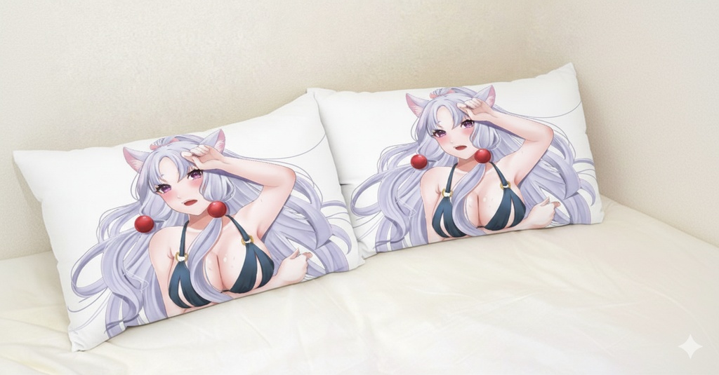 東北イタコ 枕カバー 〈魅惑の女神〉45cm×60cm