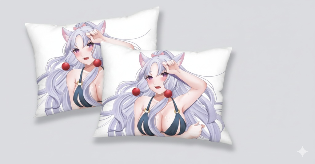 東北イタコ 枕カバー 〈魅惑の女神〉45cm×60cm