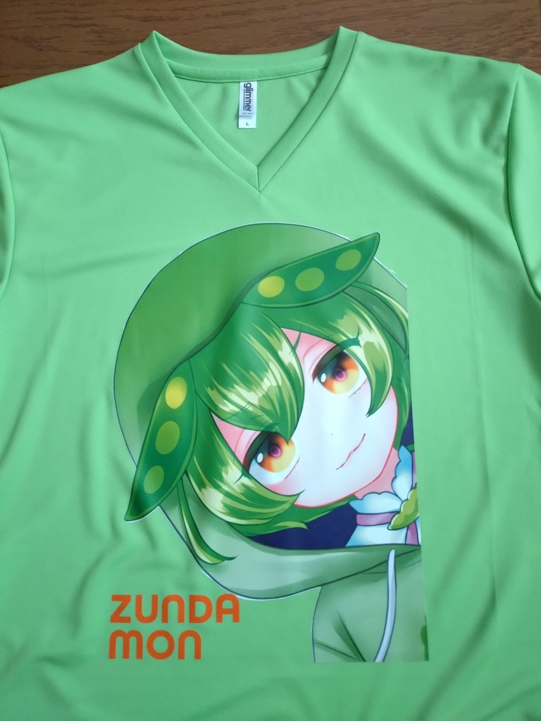 【限定1セット・蔵出し特典付】プラフィアずんだもん豪華セット + 幻のドライVネックTシャツ(Lサイズ)