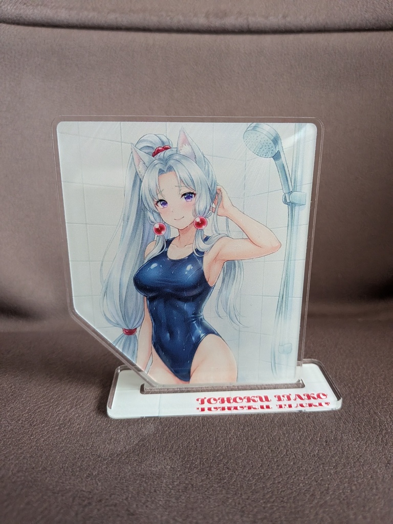 東北イタコ アクリルスタンドコースター ~シャワータイムver.~