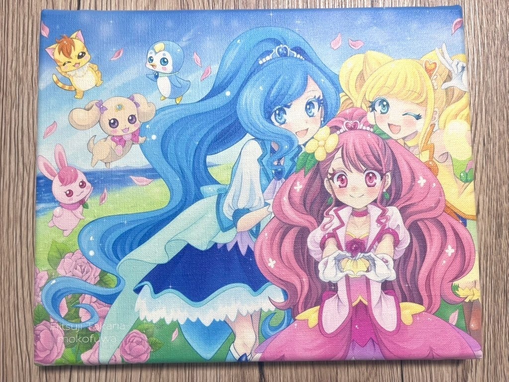 ヒーリングっど❤︎プリキュア キャンバスボードプリント