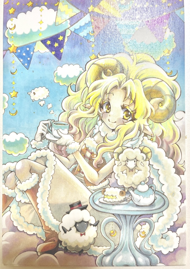 ポストカード「お茶会へようこそ」