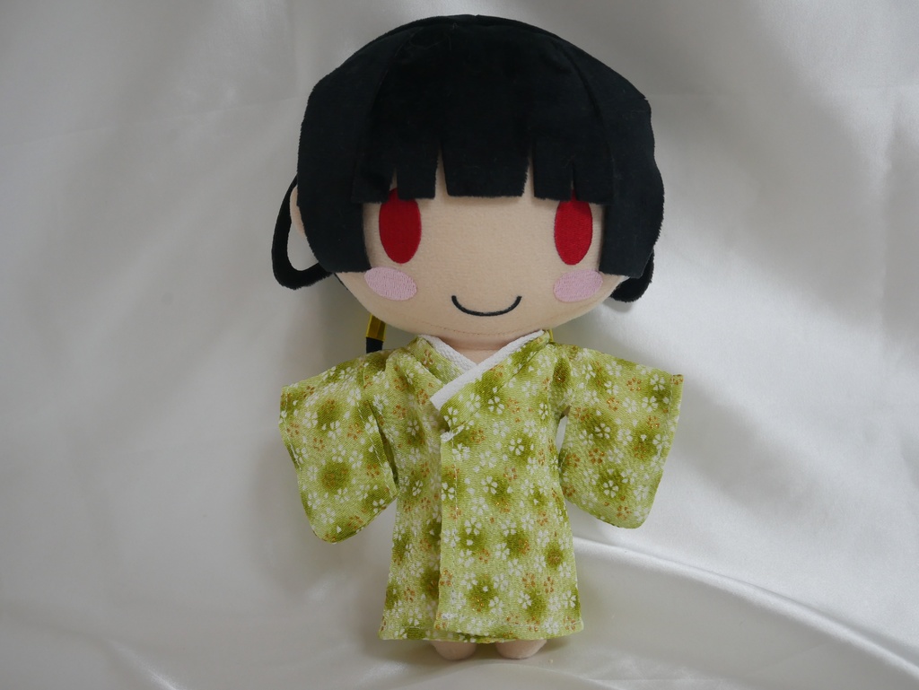 金彩ちりめん着物・黄緑★本体のみ★