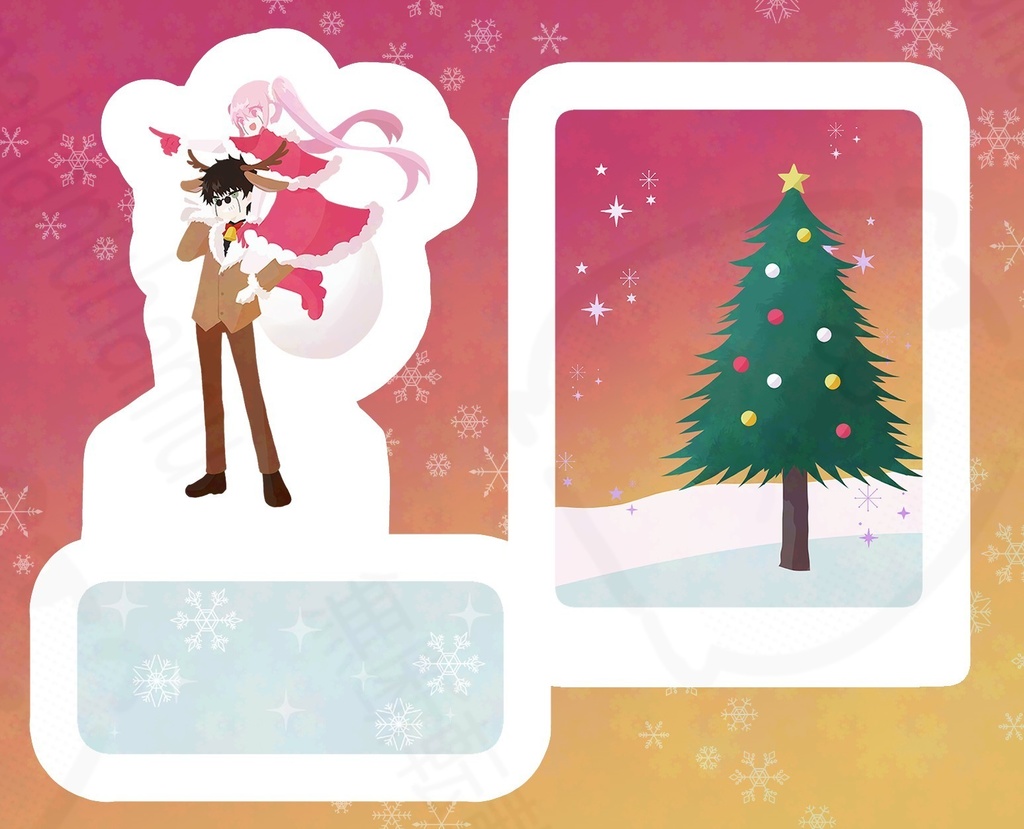 クリスマスジオラマアクスタ【ﾜｽﾗﾌﾞ】