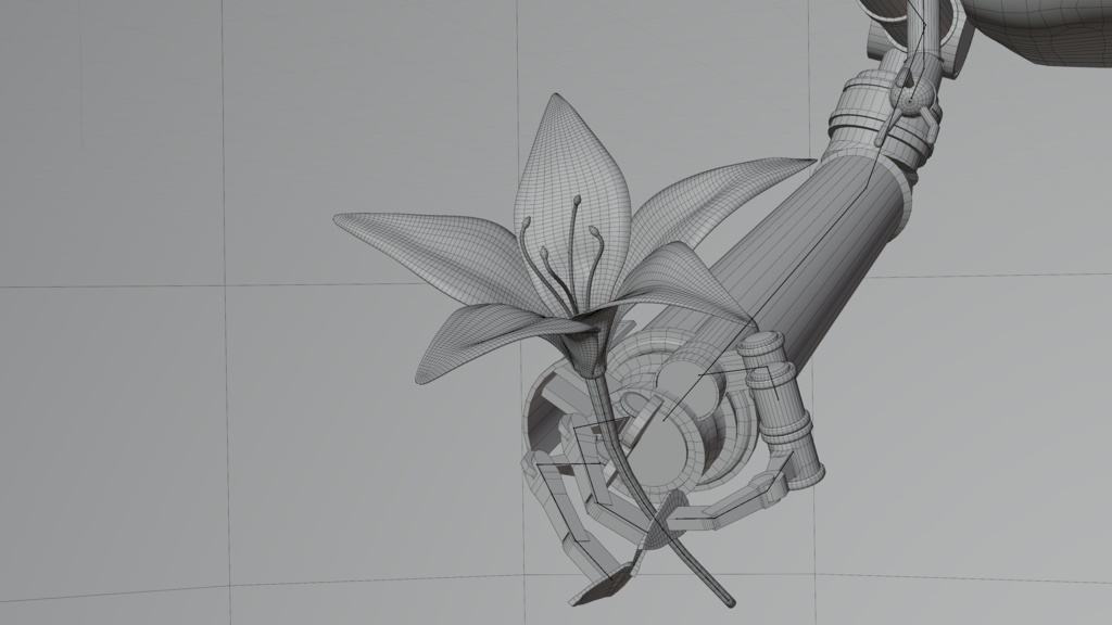 POD 042 + Lunar Tear 3D Model | ポッド042 + 月の涙 | Nier Automata