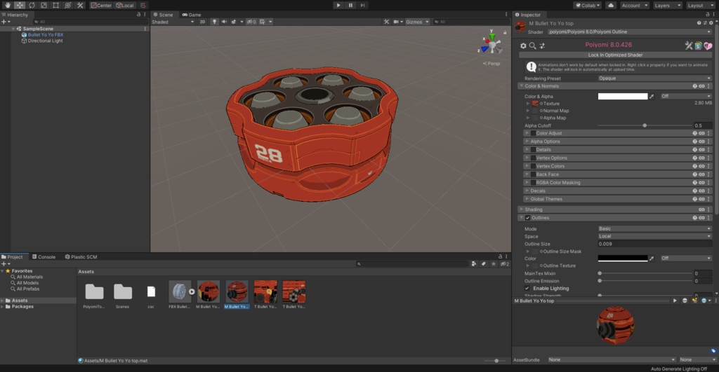Bullet YoYo 3D Model | 弾丸ヨーヨー3Dモデル | Guilty Gear Strive