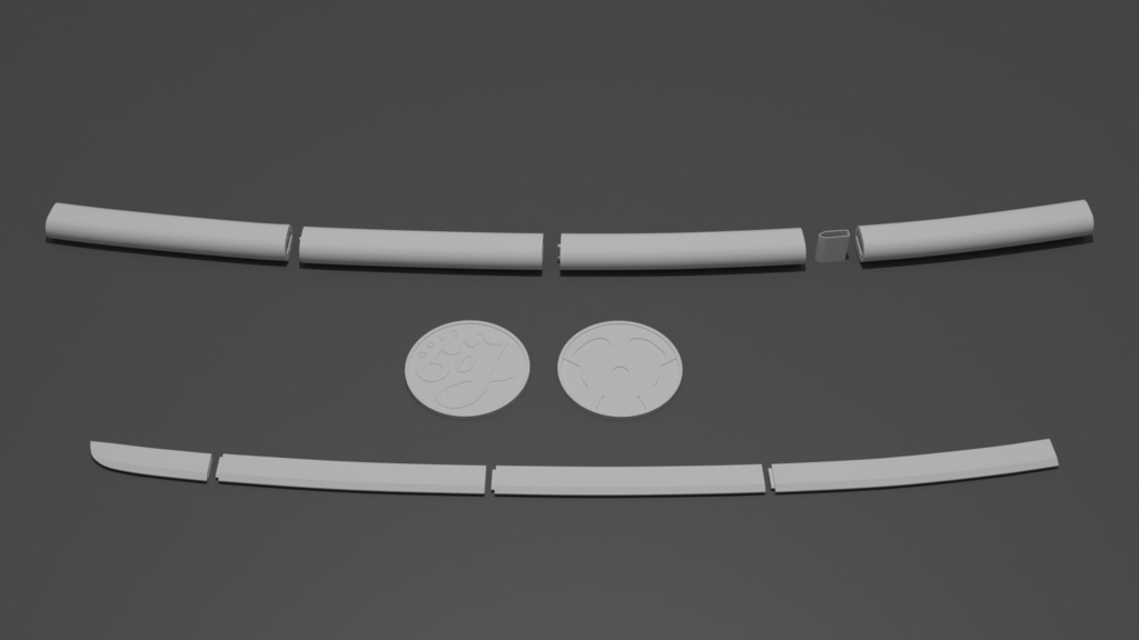 Johnny's Katana and Coin 3D model Cosplay Prop | Guilty Gear Strive | ジョニーの刀とコイン3Dモデルコスプレ小道具