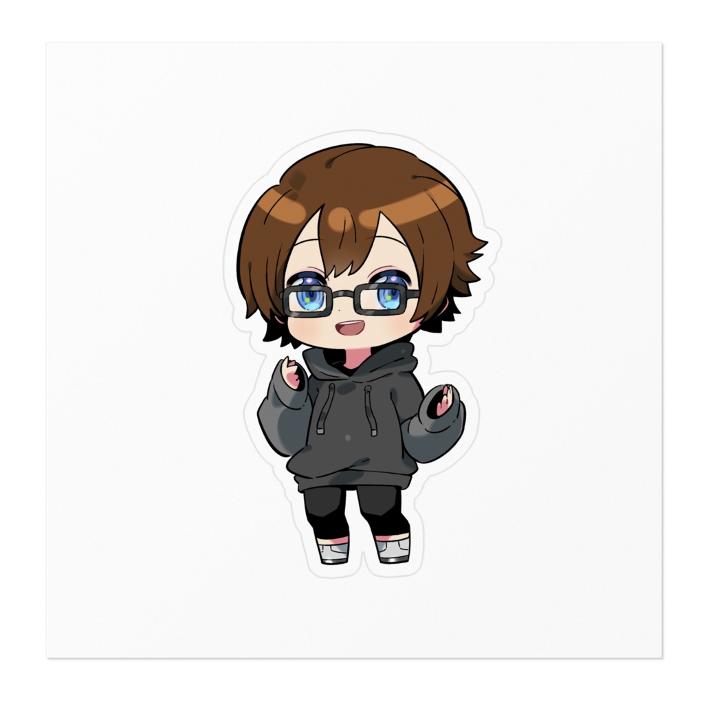 悠月ユウ ミニキャラステッカー