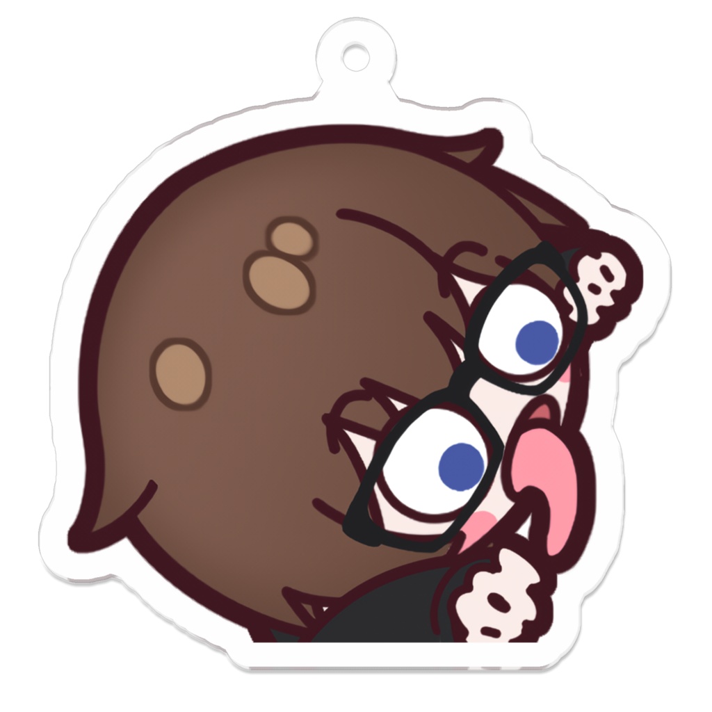 悠月ユウ アクリルキーホルダー ペロペロ