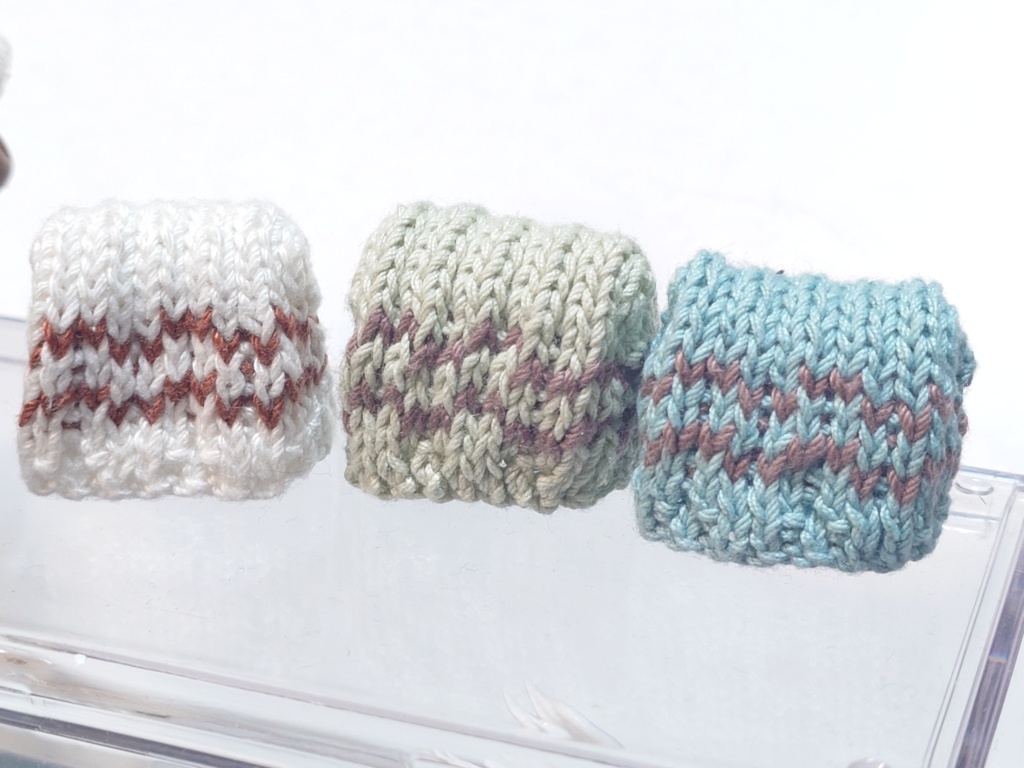 ネコミミニット帽子