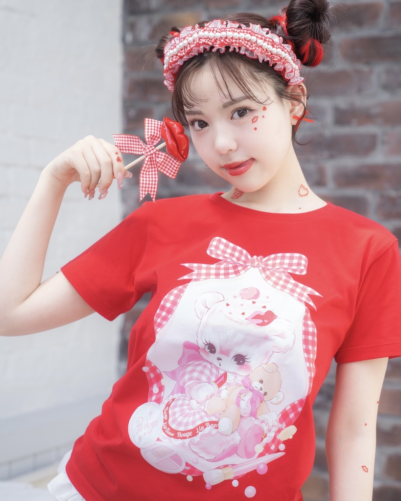 LipBear Tシャツ レッド