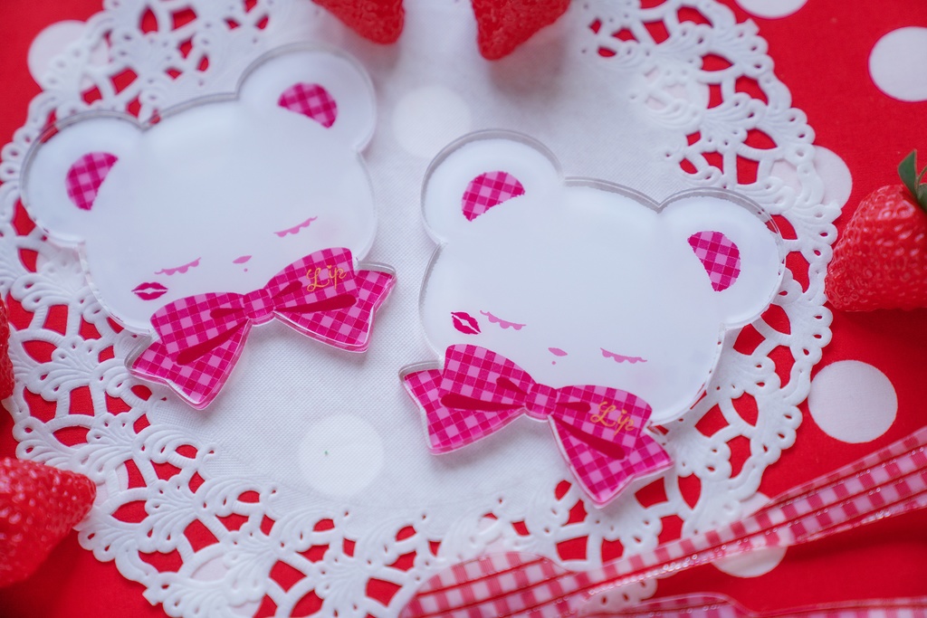 LipBearアクリルコースター