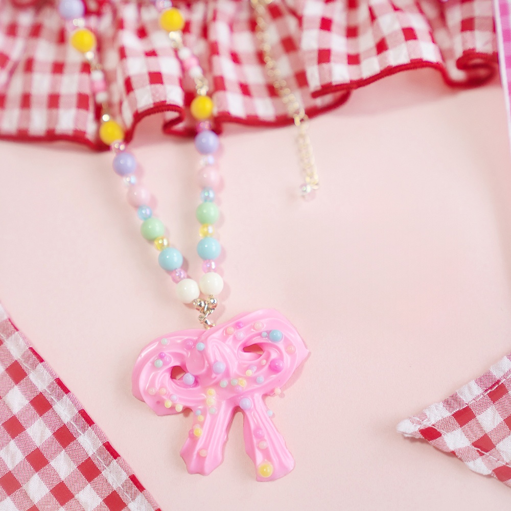 リボンホイップネックレス