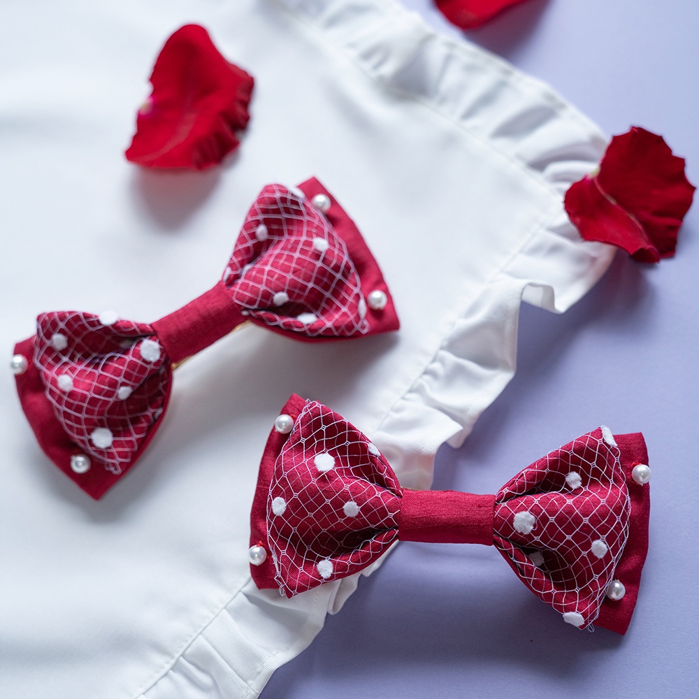 シャンタンドレッシーバレッタ ワインレッド