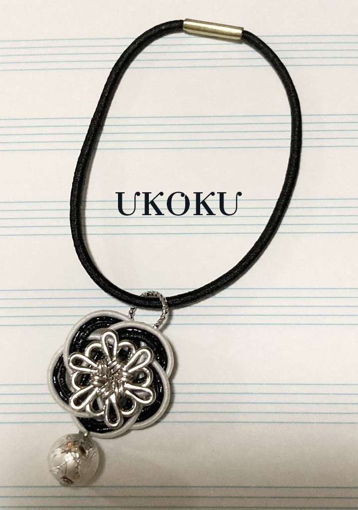 月闇イメージ水引ヘアゴム