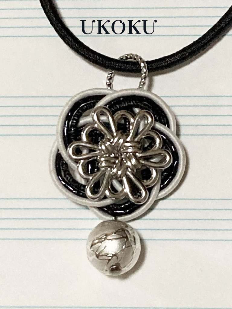 月闇イメージ水引ヘアゴム