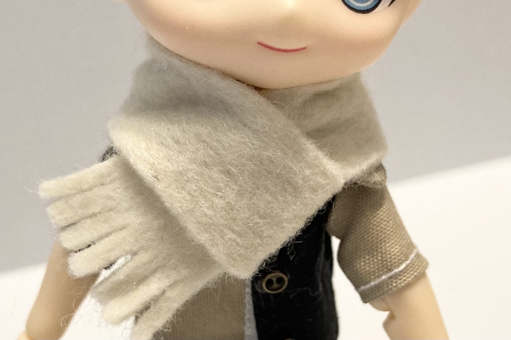 ボリュームフリンジマフラー　ねんどろいどどーる