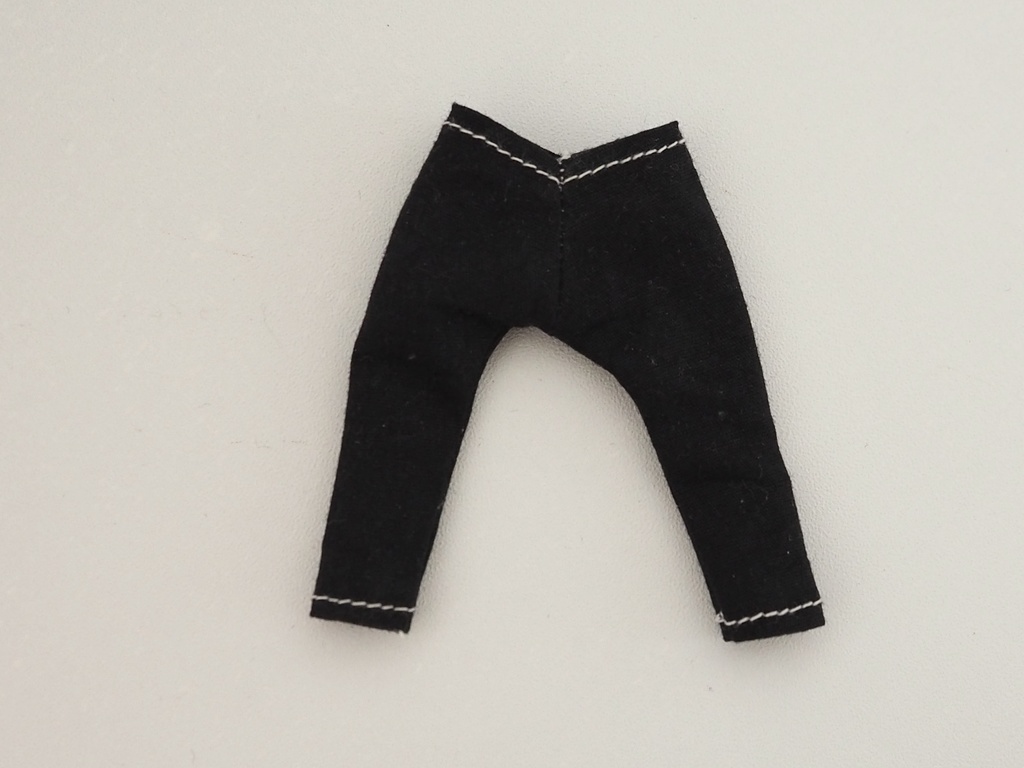 身長調整サイズ シンプルスリムパンツ ねんどろいどどーる用