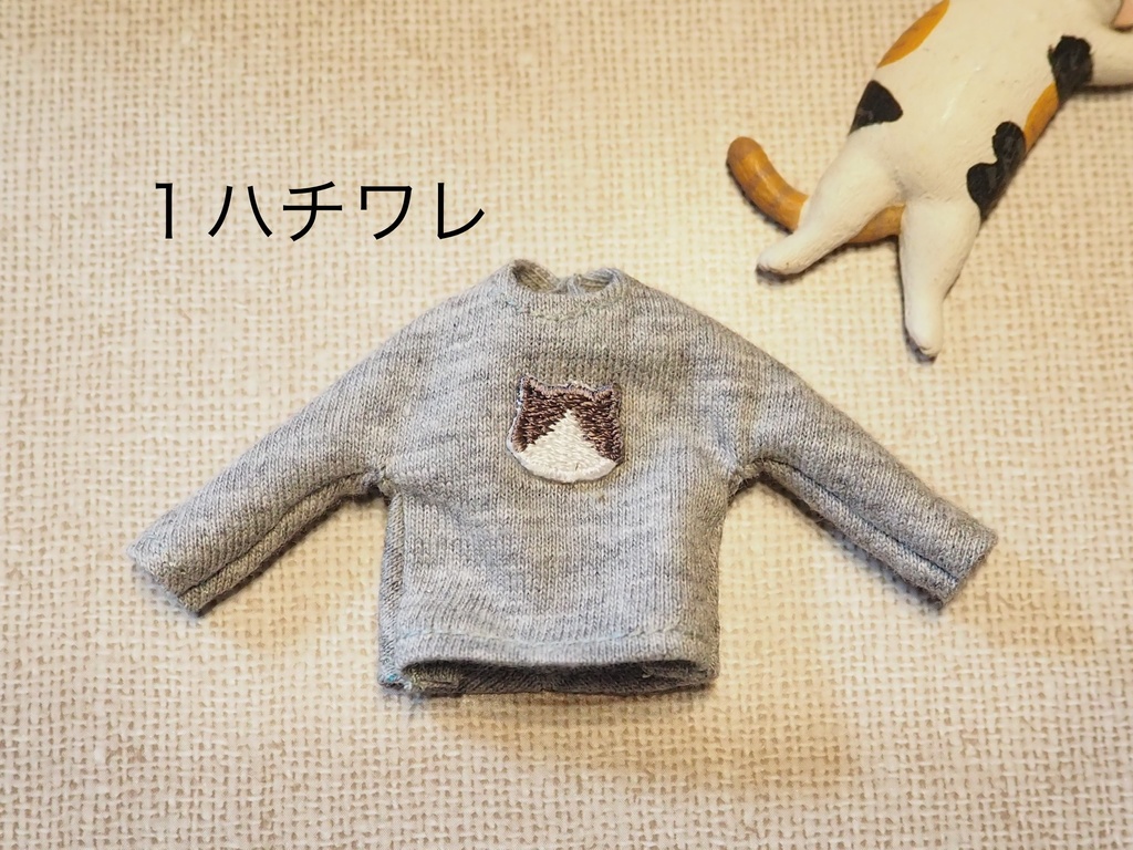 ねこワッペン ロンT ねんどろいどどーる