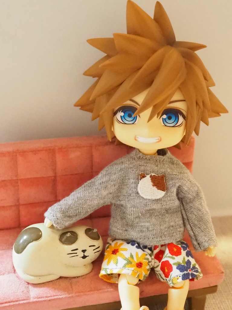 ねこワッペン ロンT ねんどろいどどーる