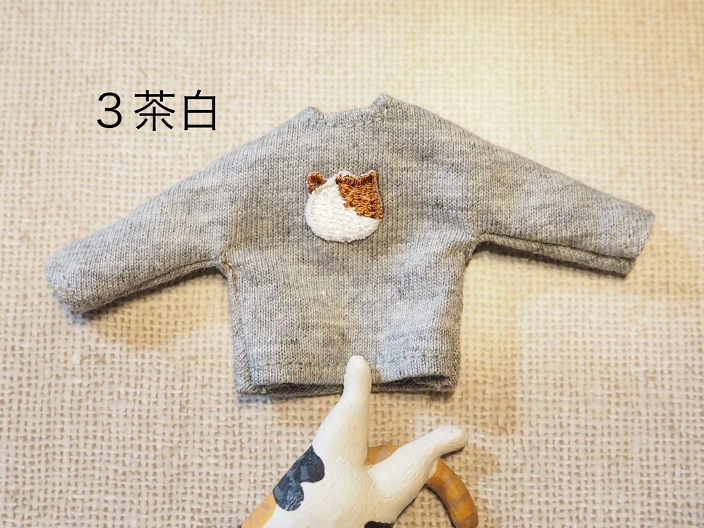 ねこワッペン ロンT ねんどろいどどーる