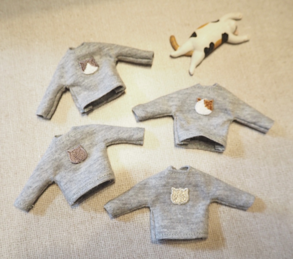 ねこワッペン ロンT ねんどろいどどーる