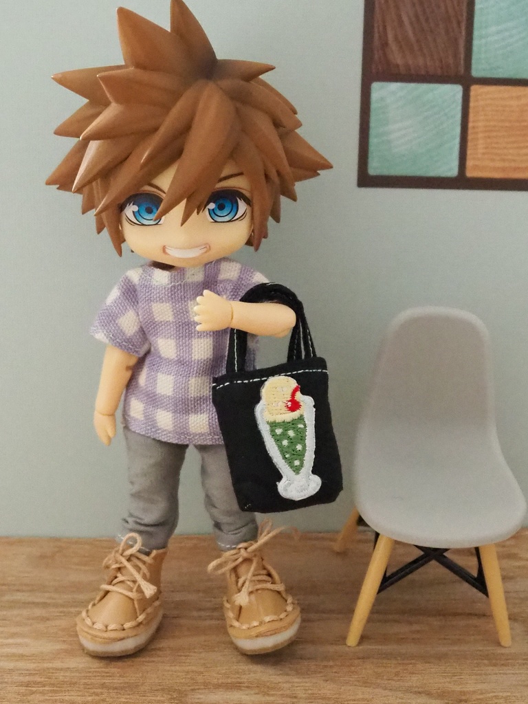 トートバッグ クリームソーダワッペン ドール用