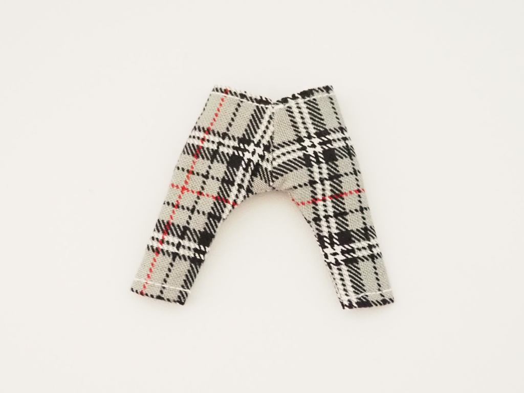 シンプルスリムパンツ チェック2 ねんどろいどどーる