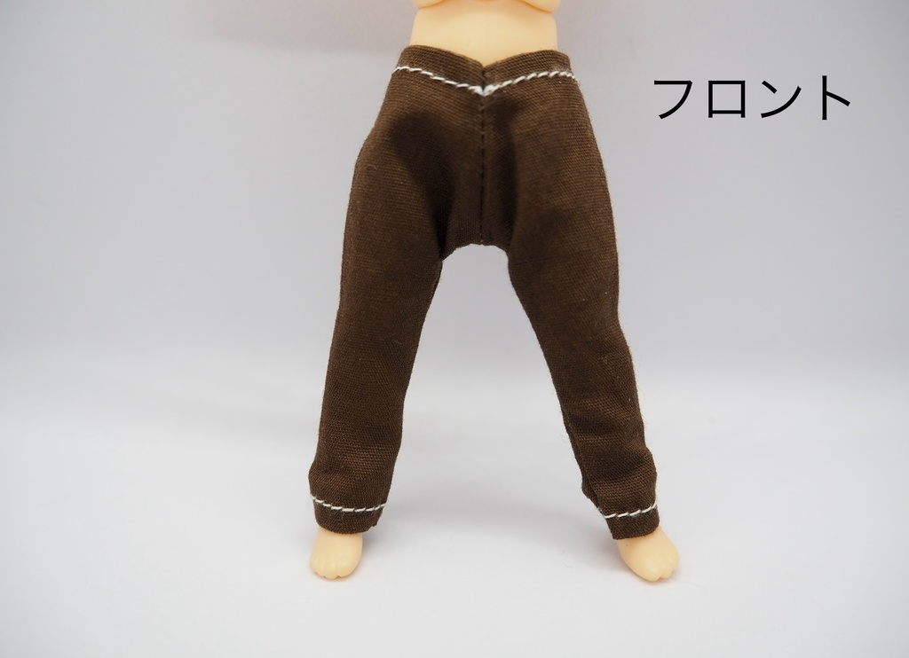 【新色】身長調整サイズ シンプルスリムパンツ ねんどろいどどーる用