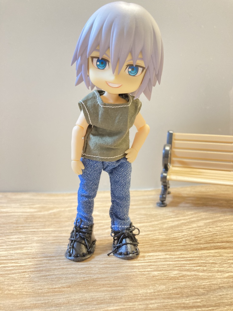 【新色】身長調整サイズ シンプルスリムパンツ ねんどろいどどーる用