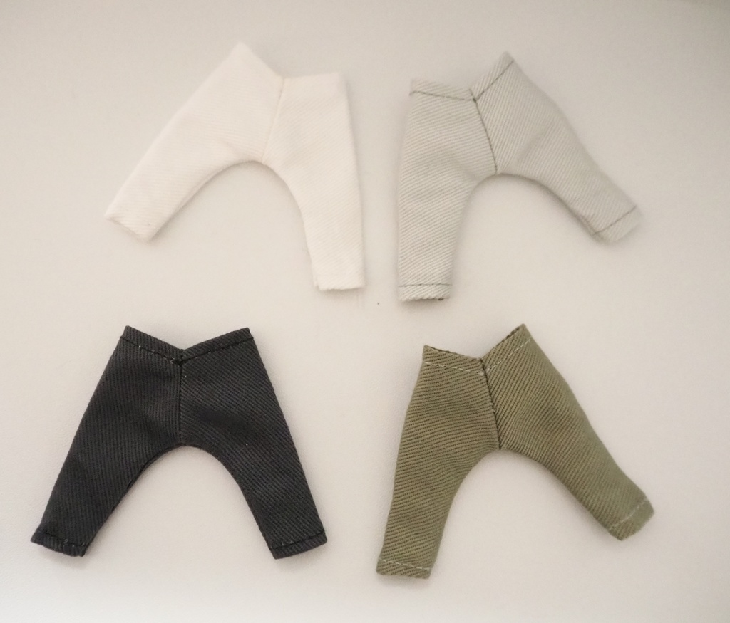 【厚手タイプ】シンプルスリムパンツ