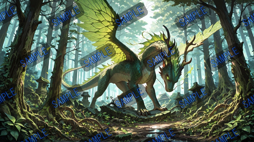 ドラゴン壁紙セット