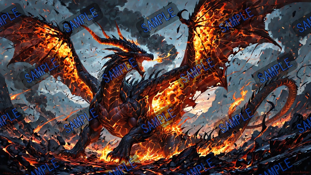 ドラゴン壁紙セット