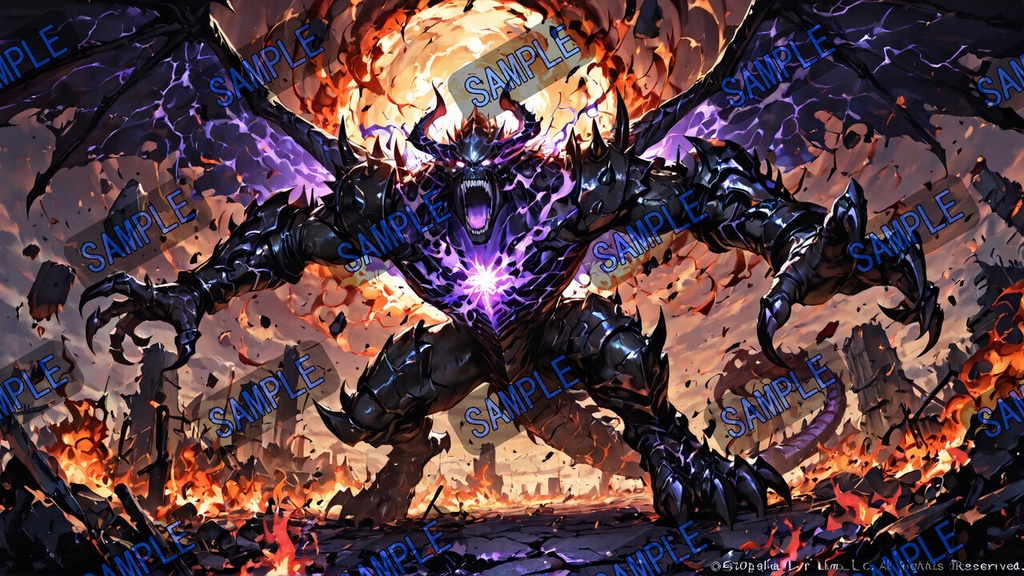属性竜の咆哮|ドラゴン壁紙セット