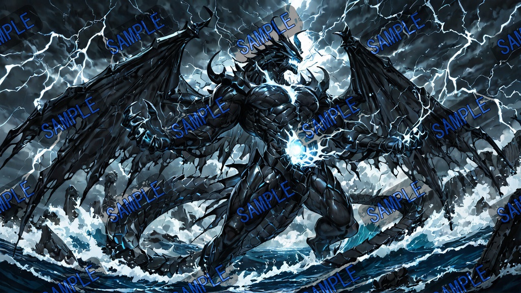 竜王降臨|ドラゴンボス風ファンタジー壁紙セット