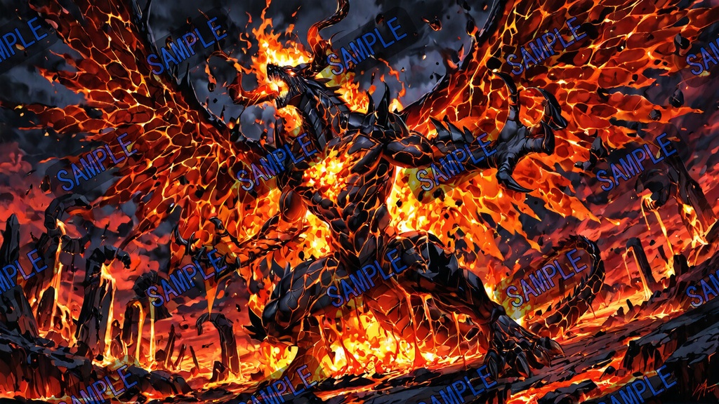 竜王降臨|ドラゴンボス風ファンタジー壁紙セット
