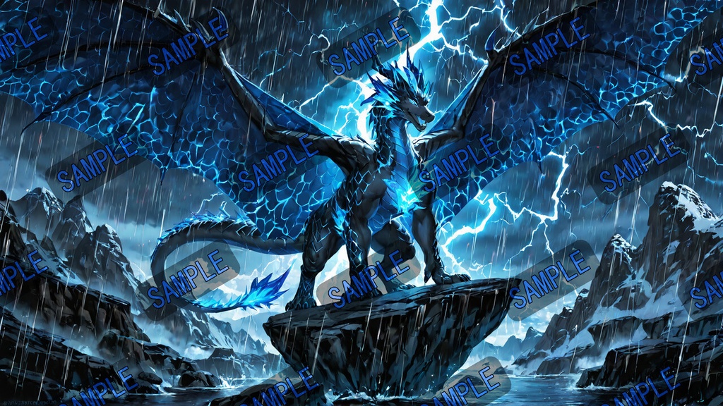 幻想竜の住む世界|ドラゴン壁紙セット
