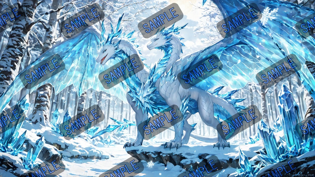 幻想竜の住む世界|ドラゴン壁紙セット