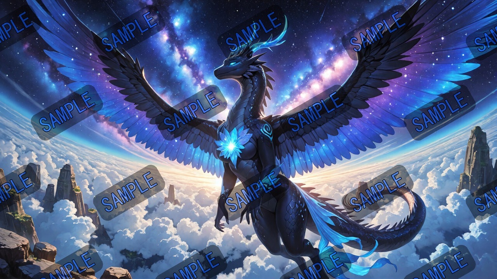 幻想竜の住む世界|ドラゴン壁紙セット