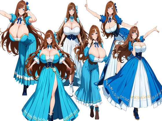 【背景透過PNG】アイドル風女性キャラクター素材集
