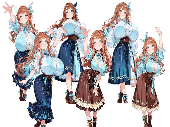 【背景透過PNG】アイドル風女性キャラクター素材集