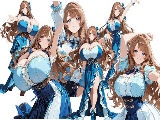 【背景透過PNG】アイドル風女性キャラクター素材集