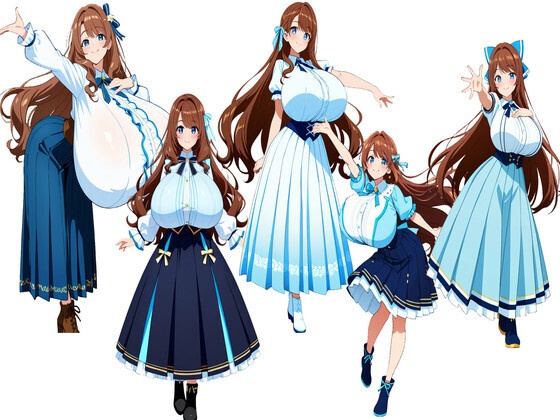 【背景透過PNG】アイドル風女性キャラクター素材集