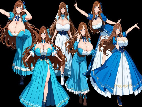 【背景透過PNG】アイドル風女性キャラクター素材集