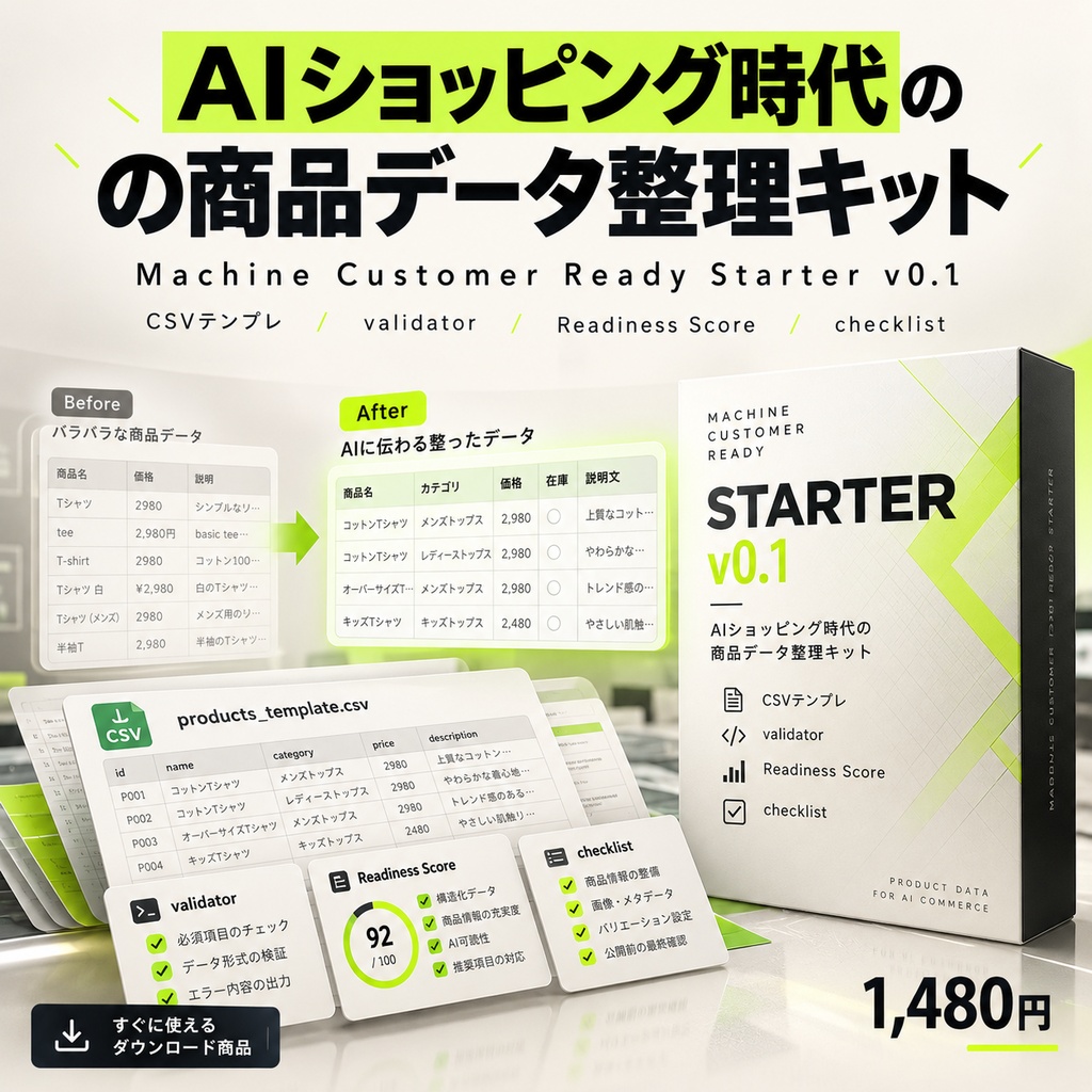     Machine Customer Ready Starter v0.1 