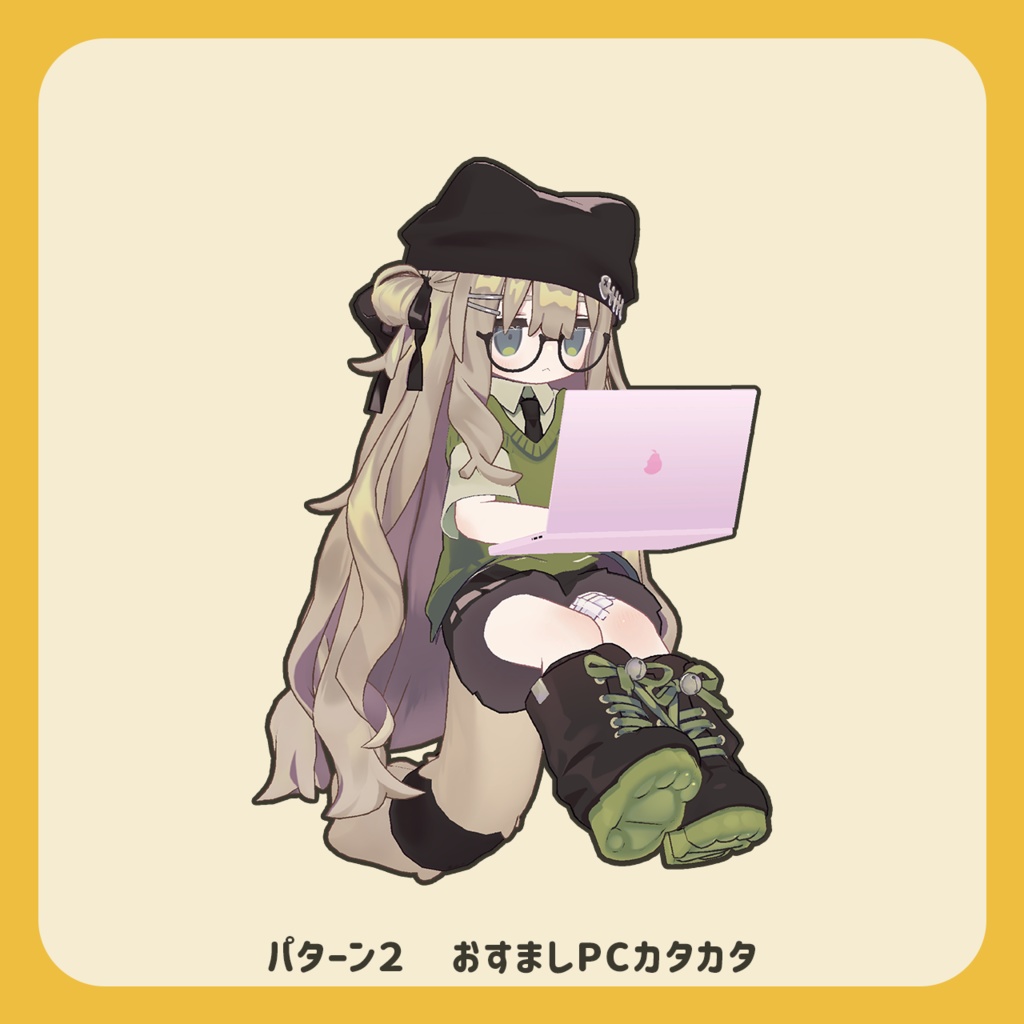 ふわふわPC作業モーション【VRChat用ギミック】