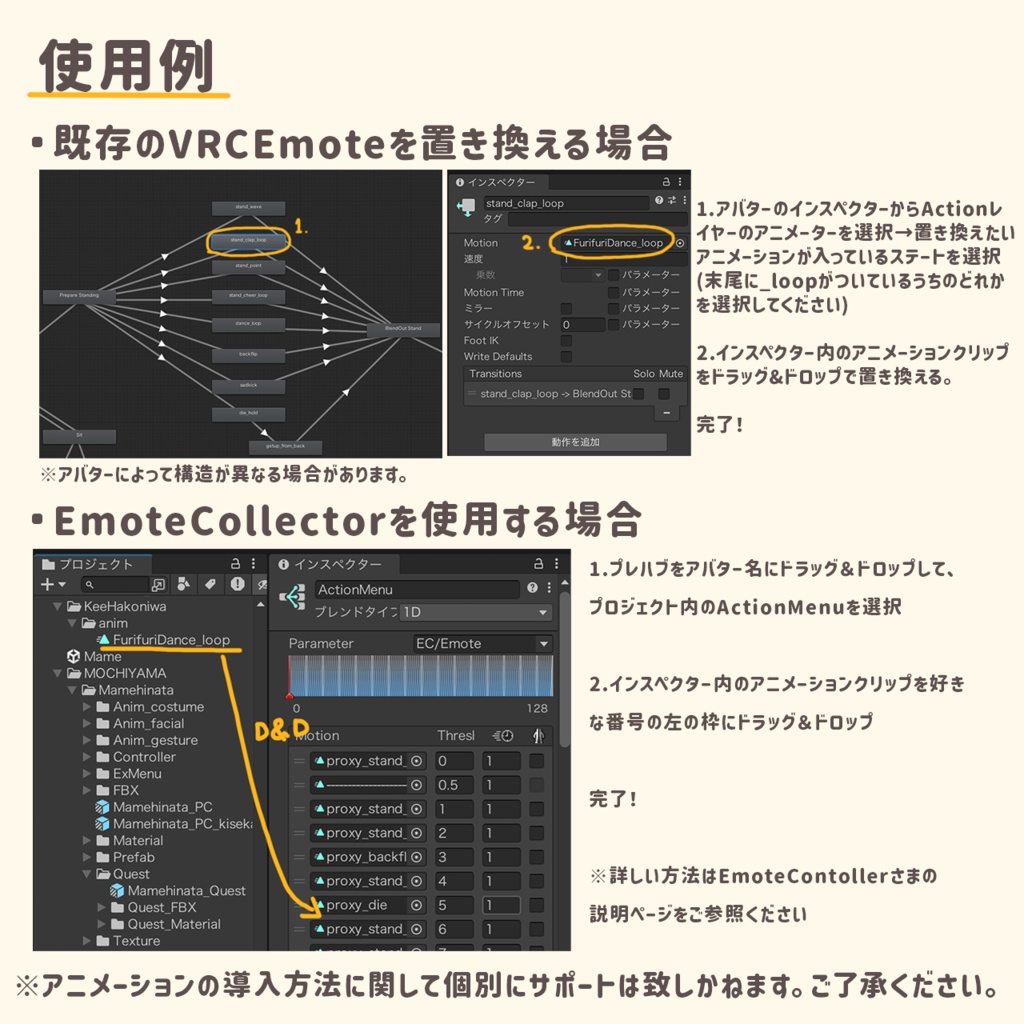ふりふりダンスループ【VRChatモーション】